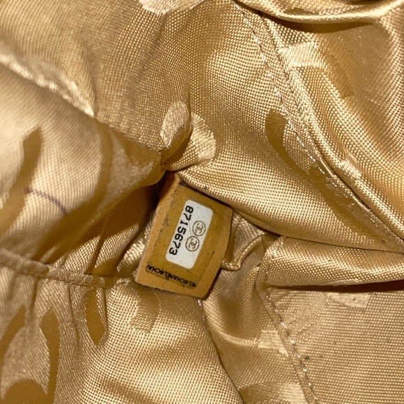 Auth. Chanel Beige Lambskin Wild Stitch Bowling Bag/Shoulder Bag - Picture 11 of 15